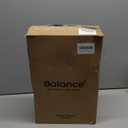 BALANCE Cat Bed Kitten Bed, Washable Round Cat Beds for Indoor Cats,Super Soft Plush Faux Fur Pet Bed for Puppy and Kitten with Anti-Slip Bottom (Grey)