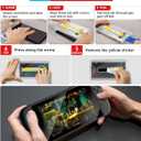 Pro Controllers Accessories Bundle for Nintendo Switch 2 18-in-1: Carrying Case, Screen Protector, Thumb Grip for Joycon, Dockable Console Protective Cover Shell, Steering Wheel, 2025 Switch2 Game Kit