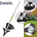 ReplacementParts String Trimmer Attachment Compatible with Worx Roybi carftman homelite MTD Oregon 128LD Brushcutter Trimmerhead WA0221 Silvery, 37