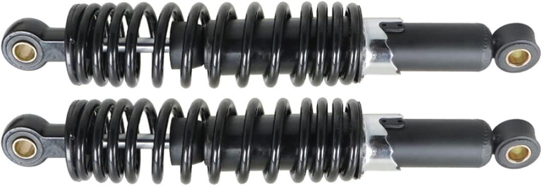 1 Pair 12.5 320mm Motorcycle Universal Rear Shock Absorbers Replacement for Suzuki Yamaha Sportster XL883 1200 90cc 110cc 125cc 150cc Dirt Bike Go Kart Black