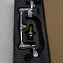 Wall Mount Kitchen Faucet 8" Center Commercial Sink Faucet with 8" Swivel Spout Dual Handles Brass Utility Sink Faucet for Laundry Room Restaurant Polish Chrome