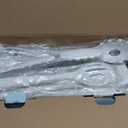 TeamFar Kitchen Cooking Utensils, 10 pcs Silicone Cooking Utensils Set, 446F Heat Resistant Kitchen Gadgets Tools Set w/Spatula, Turners, Spoons, Soup Ladle, Pasta Server for Nonstick Cookware, White