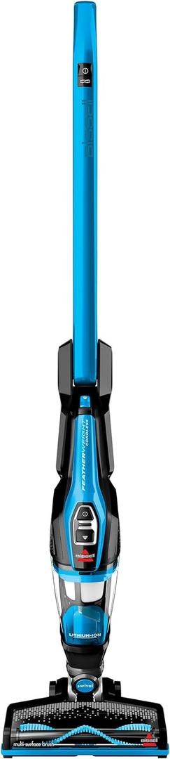 Bissell, 3061 Featherweight Cordless Stick Vacuum, Self-Standing, Electric Blue, Black (3061)