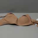 OEAK Womens Deep V Bras Wireless Comfortable Bra Supportive No Underwire Bras Tshirt Push Up Bralettes Plunge Seamless Bra Latte M
