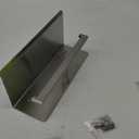 APLusee Double Toilet Paper Holder with Shelf, 304 Stainless Steel Brushed Nickel Bathroom Tissue Holder, Commercial Paper Roll Dispenser Wall Mounted