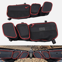 Red Side Door Storage Bags W/ Knee Pad For Can Am Maverick X3 Turbo 2017-2024 2 PCS