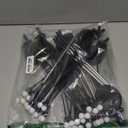 OZS 6 Pack Total 48 LED Solar Garden Lights Fairy Outdoor - Solar Firefly Lights Outdoor, Sway by Wind, Waterproof for Garden Patio Pathway Fairy Decoration (Warm White)