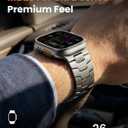 Titanium Watch Band AGIS01- Fits Apple Watch ULTRA 3/2/1 (49mm) - Adjustable Titanium Apple Watch Band with DLC Coating, Lightweight & Durable Strap for Men - Premium Color Matching Band