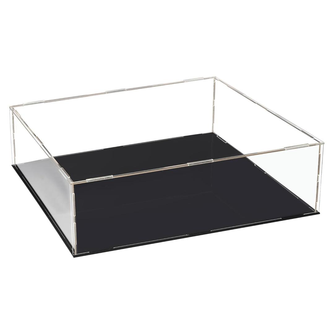uxcell Acrylic Clear Display Case Box Dustproof Protection Showcase Cube Collectibles Show Box 11.8x9.8x3.9inch