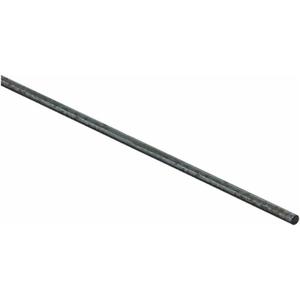 Boltmaster 11628 1/8" X 48" Round Rod Stock Plain Steel Cold Rolled