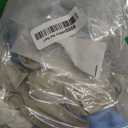 60pcs Dusty Blue Balloons 12inch with Sand White Pastel Blue and White Balloons for Wedding Gender Reveal Baby Bridal Shower Birthday Party Decorations