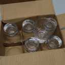 OBTANIM 6 Pack Shot Glasses, 1.5 oz Clear Shot Glass Cups Set with Heavy Base for Bar Restaurants Home