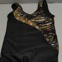 Viriber Gymnastics Leotards For Girls Gymnastics Girls' Activewear Dresses Dance Ballet Suit (15-16 Years), Black 