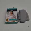 TYNOR Shoulder Brace for Torn Rotator Cuff Shoulder Compression Sleeve Wrap for Men & Women,Dislocation,Stability&Recovery Shoulder Support Adjustable Fits Left & Right Arm Sling,One Size(Grey),1 Unit