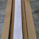 4"W x 8"H x 8'L 3-Sided (U-Beam) Rough Cedar Endurathane Faux Wood Ceiling Beam, Buttercream