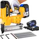 18Gauge Brad Nailer for Dewalt 20V Max Battery: 18Ga Nail Gun with 1000 Nials - Portable Professional Heavy Duty Punch Framing Nailer Gun,Nail Point Tools for Wood Workpieces For DIYer