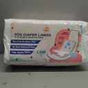 Dog Diapers Liners Large, 130 Ct, Super Absorbent Diaper Pads for Male and Female, Hook-and-Loop Tape Design Design, Super-fit & No Shifting, for Dog Period Diapers Belly Bands