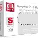 Medical Nitrile Exam Gloves - Latex-Free & Powder-Free & Non-Sterile, Disposable Gloves (Pack of 100, Blue) (Small (Blue))
