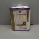 Lush Decor Serena Shower Curtain, 72" W x 72" L, White - Ruffled Bathroom Curtain - White Fabric Shower Curtains - Coquette Decor