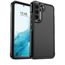 Designed for Samsung Galaxy S22 Case, [Military Drop Protection] [Dual Layer Structure Design] Heavy Duty Shockproof Non-Slip Phone Cover for Galaxy S22, Black Pack Of 2