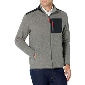 Amazon Essentials Men's Full-Zip Fleece Jacket - Discontinued Colors Grey XXL
