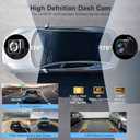 Wireless CarPlay Screen for Car 10.26" 4K Dash Cam and 1080P Backup Camera - Carplay & Android Auto Car Stereo with GPS Navigation/Voice Control/Siri/Mirror Link/Bluetooth/FM Satellite Radio Receiver
