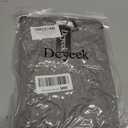 Deyeek Women's Post Shoulder Surgery Shirts Tear Away 3/4 Snap Tops (Gray, XL)