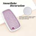 for Ford Key Fob Cover with Keychain, Soft TPU Protection Fob Case Compatible with Explorer Fusion Escape Edge Expedition F150 F250 F350 F450 F550 Maverick Mustang Smart Key, Purple