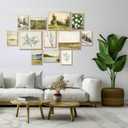 LANCHI95 Vintage French Country Decor, 12 Pcs Vintage Posters, Vintage French Decor, Moody Floral Botanical Sketch Pictures, French Farmhouse Gallery Wall Art Prints for Home Bedroom (UNFRAMED)