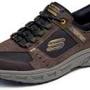 Skechers Mens Oak Canyon Consistent Winne Hands Free Slip-in (9.5 X-Wide, Brown/Black)