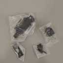 QCAA Solid Brass Dutch Door Bolt, 4", Matte Black, Made in Taiwan, 2 Pack