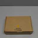 AIMUDI Burgundy Christmas Velvet Ribbon 2.5" Burgundy and Gold Wired Ribbon for Christmas Trees Wreaths Gift Wrapping Garlands Crafts Topper Bow - 6 Rolls 36 Yards