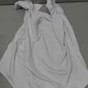 REORIA Women's Sexy Scoop Neck Sleeveless Bodysuit Backless Double Lined Tank Tops, Size: X-Large (White)