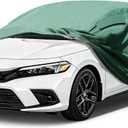 GUNHYI Car Cover Custom Fit Honda Civic (1987-2025) Waterproof All-Weather, 16-Layer Heavy Duty Full Exterior Cover with Vents, Spare Windproof Straps & Towel, Winter Snow/Ice/Rain Protection. (green)