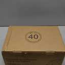 Homienly 40-Piece Dinnerwave Sets, Service for 8, Wheat Straw Dinnerware Set - Plates and Bowls Set with Cups, Lightweight Microwave and Dishwasher Safe Dish Set for Dinner, Outdoor - Multi Light