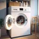 Mini Fridge Silicone Mat,24''x24''x0.5''-Fridge Drip Tray Concave and convex design is leak-Proof and Non-Slip Perfectly Compatible with Washer, Dryer, Wine Cooler, Dishwasher ect (Black)