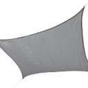 ShelterLogic 16' x 16' Outdoor Heavyweight Square Sun Shade Sail, Gray