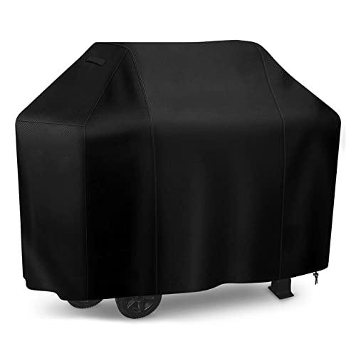 iCOVER Grill Cover, 70 inch BBQ Grill Cover for Outdoor Grill, Anti-UV & Fade Resistant Gas Grill Cover, Waterproof Barbecue Grill Covers for Weber, Char-Broil, Nexgrill and More, Black