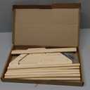 Pawaboo Chick Perch, 2 Pack Wooden Chicken Roosting Bars, Large & Small 2 Sizes Chick Perches Toy for Coop and Brooder, Chicken Roosts and Perches Stand for Chicks Ducklings Quails