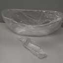 OBTANIM Clear Acrylic Ice Buckets Large Champagne Drink Cooler Storage Ice Tub with Scoops for Beer Cocktails Wine Beverage Home Parties Bar Cooling Supplies