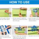 Cabinet Hardware Jig, Punch Locator Drill Guide,Wood Drilling Dowelling Guide for Installation of Handles Knobs on Doors and Drawer, Cabinet Template Tool for Handles and Pulls
