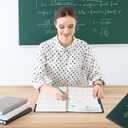 2 x Teacher Planner 2025-2026  Undated Lesson Plan Book for Teachers with Weekly & Monthly Calendars, Student Checklist, Communication Log & Classroom Organizer  Academic Planner for School Year, 8.5x11.5 (Dark Green)