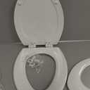 Mayfair NextStep2 Toilet Seat with Built-In Potty Training Seat, Slow-Close, Removable that will Never Loosen, Elongated, White