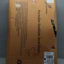 Amazon.com: Sportneer Stadium Seats with Back Support: 2.5'' Thick Comfy Cushion 6 Adjustable Angle Bleacher Seat with Armrest - 2 Large Pockets, 2 Cup Holders Stadium Chair for Sport Events Concerts Parks : Sports & Outdoors