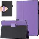 CoBak Case for All New Fire HD 10 Tablet 13th Generation 2023 Release 10.1" - Slim Folding Stand Folio Cover for Fire 10 with Auto Wake/Sleep, Purple