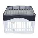 Dog Playpen Mesh Top Cover, [Playpen Not Included !!!] Fits 36" Inch Pet Playpen with 4 Panels, Dog Cage Covers Puppy Playpen Cover, Indoor/ Outdoor Use, Easy to fold for Portability,