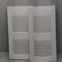 Lifetime LL1S12X02500BW Standard Vinyl Shutters, 12 x 25, Bright White
