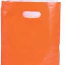 Plastic Bags, Die Cut Handle, Glossy Plastic High Density Shopping Merchandise Goodie Bag, 9" x 12" Inches