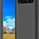 Battery Case for Samsung Galaxy S8, 5000mAh Rechargeable Extended Battery Charging Charger Case, Add 1.5X Extra Juice, Not Compatible with Galaxy S8+ or Galaxy S8 Active Black
