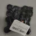 30 Pieces Round Chair Caps 25 mm Black Plastic End Caps Plugs Chair Leg Inserts for Metal Legs Round Tube Inserts Chair Leg Glide Furniture Protectors for Chairs Tables and Outdoor Patio
